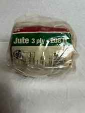 New Old Stock Cordel 63m Jute Rope Roll 3 ply-208 Ft USA