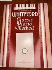Robert Whitford Classic Piano Method Book Three 1972 Rare K4