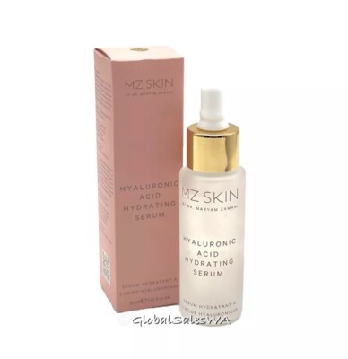 MZ SKIN Hyaluronic Acid Hydrating Serum Full Size 1.01 Oz / 30 mL