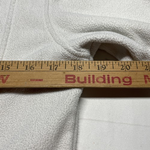 The North Face Fleece Sweater Girls Youth Size Large White Full Zip Pockets Logo - Picture 12 of 13