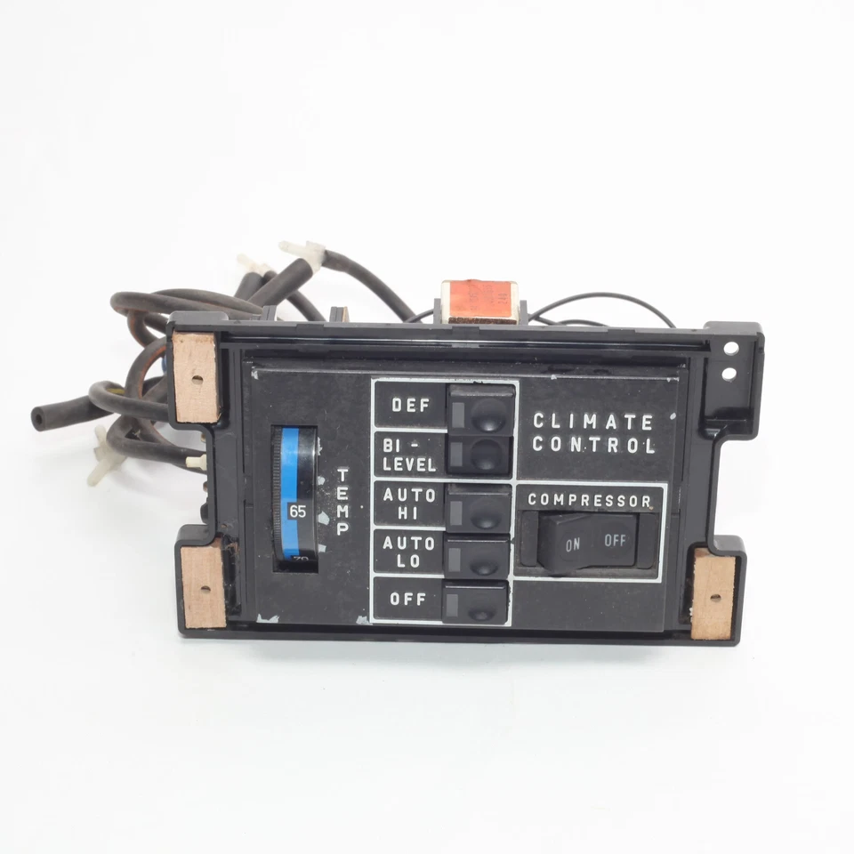 1972-1980 Mercedes-Benz W116 280S 300SD 450SE A/C Heater Climate Control Panel - Image 2 of 4