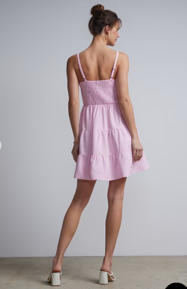 new york and company pink dress New York & Company hot pink cold-shoulder dress NWT