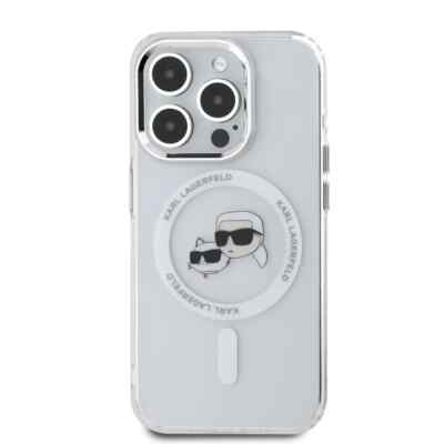 For iPhone 16 Pro Max KARL LAGERFELD & CHOUPETTE Schutzhülle Magsafe Ring Case