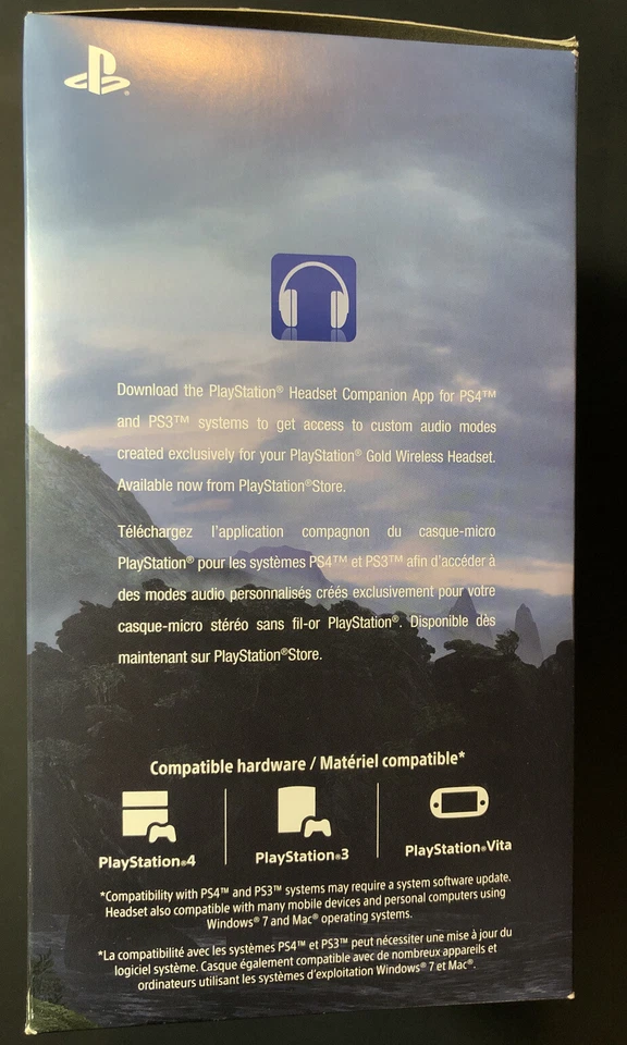 Official Sony Gold Wireless Stereo Headset [ Uncharted 4 Limited Edition ] NEW - Image 4 of 4