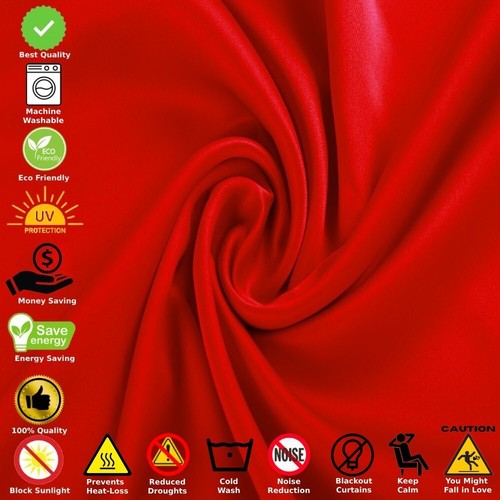 THERMAL BLACKOUT CURTAINS READY MADE EYELET RING TOP ENERGY SAVE+ FREE TIE BACKS - Picture 50 of 78