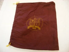 Vintage Figi's Dairy Wisconsin Cheese Club Marshfield Advertising Velvet Sack 