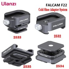 Ulanzi FALCAM F22 Cold Shoe Adapter QR Plate System for DSLR Camera Cage Tripod
