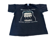 1996 Marilyn Manson Believe T-Shirt vtg retro tshirt QT1358