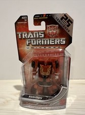 Rodimus Figure Transformers Universe G1 Series Mini 2009 Hasbro Back Card Damage