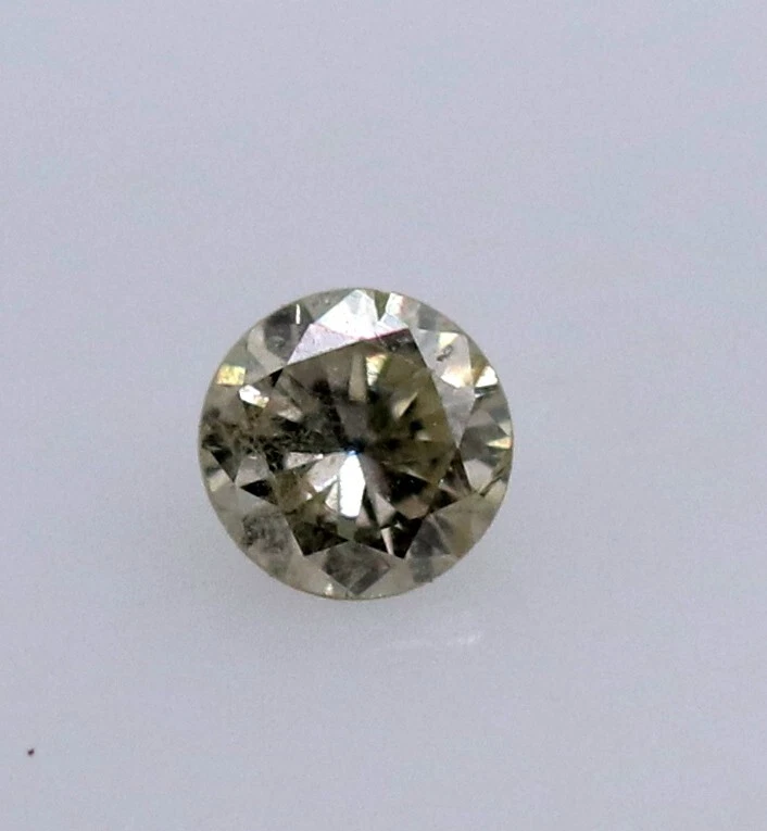 0.07 Ct Certified Natural Diamond Round Brilliant Cut Loose I Color SI2 Grade - Image 4 of 4