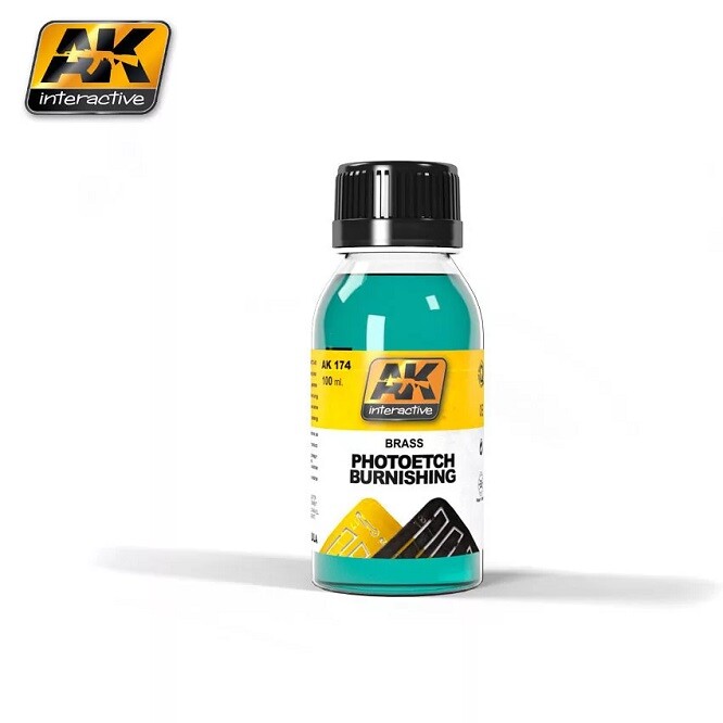 Ak Interactive AK174 - Brush Photoetch Burnishing - New