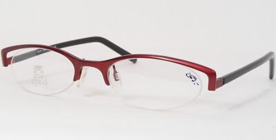 Eye'd VISION E077 003 Red /Black UNIQUE RARE EYEGLASSES GLASSES FRAME 49-18-135