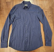 Versace Collecton men's long sleeve cotton dress shirt in size 39