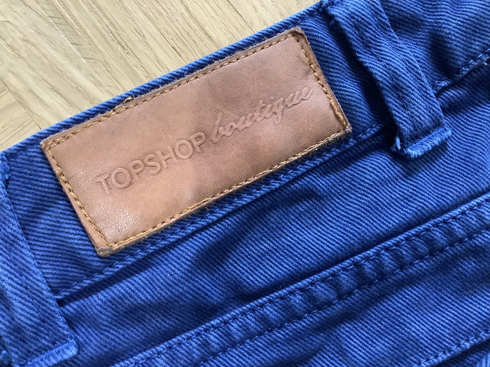 Vintage 90s Topshop Blue high rise waist tapered leg mom jeans W 28” 8 10 image 3