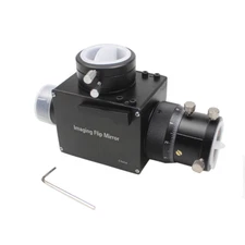 1.25" Astronomical Telescope Flip Mirror Tee Mount with Eyepiece/CCD Focusing