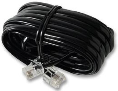 10 M ADSL/VDSL FIBRE HIGH SPEED RJ11-RJ11 INTERNET CABLE BLACK | eBay UK