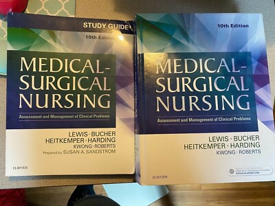 Medical-Surgical Nursing, Lewis 10th Edition WITH STUDY GUIDE