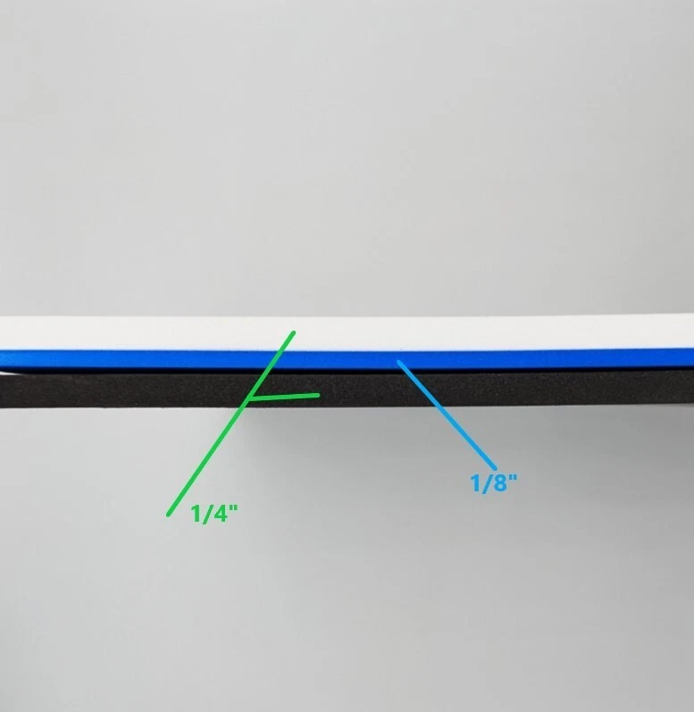 SOLEFLEX CREPE EVA 1/4 英寸 / 光滑表面 / 50-55 千分尺 / 中底 / 9x12 — 第 3/4 张图片