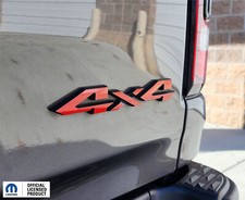 Fits 2025 Ram Rho Tailgate 4x4 Emblem Overlay Decal Vinyl Stickers