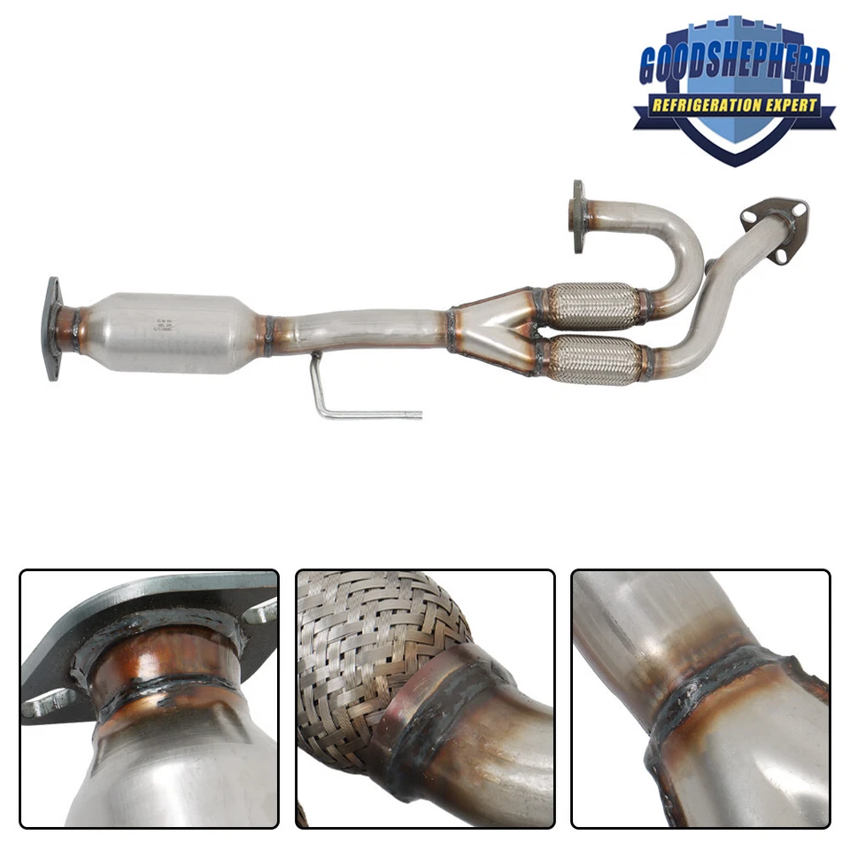 For 2004-2009 Nissan Quest 3.5L V6 Flex Pipe Exhaust Catalytic Converter Y-Pipe Foto 3 de 4