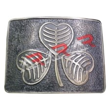 Scottish Kilt Buckle Highland Irish Shamrock Kilt Belt Buckle Antique Finish AAR