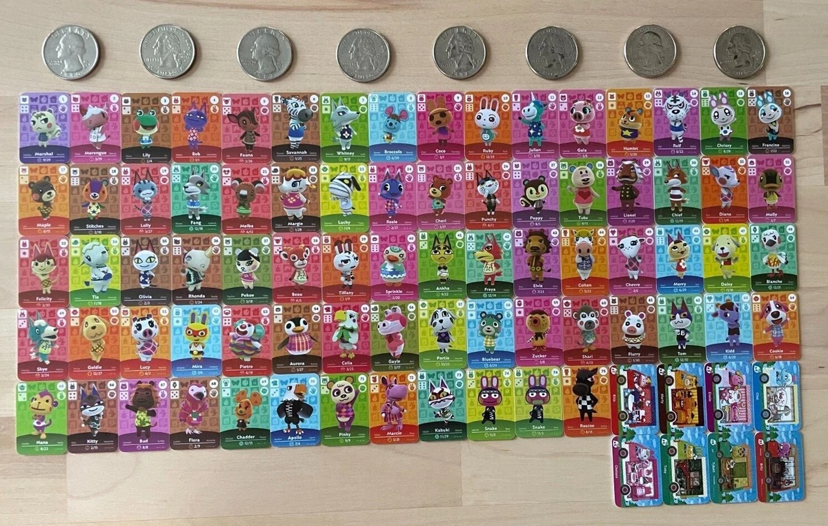 Mini amiibo store cards