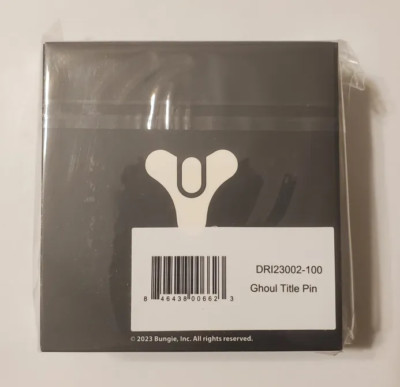 Bungie Rewards - Ghoul Seal Pin + FREE Quantum Entanglement Emblem (In hand)