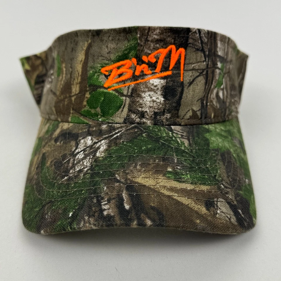 Outdoor Cap Visor BnM B'n'M Fishing Poles Realtree Xtra Green Camo - Image 2 of 4