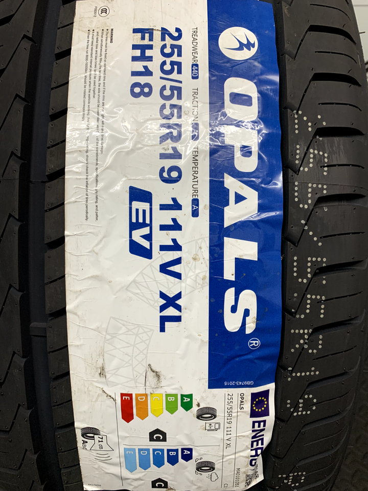 X4 255 55 19 255/55ZR19 111V XL OPALS FH18 M+S NEW TYRES AMAZING C C ...