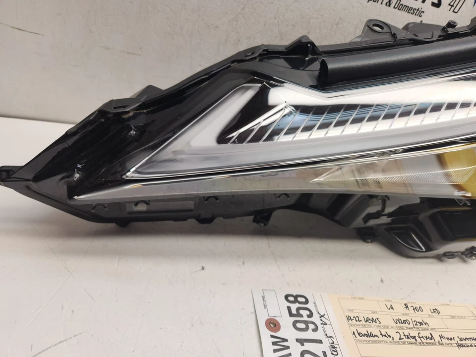1 pestaña rota 2019-2022 LEXUS UX200 UX200h FARO LED IZQUIERDO OEM AW21958 Foto 2 de 4