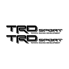 2 Trd Sport Decals For Toyota Tacoma Tundra Bedside Vinyl Sticker Pair Black 2 Trd Sport Decals For Toyota Tacoma Tundra Bedside Vinyl Sticker Pair Black