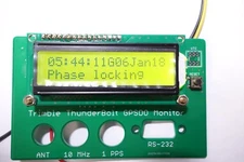Trimble ThunderBolt Timing GPS Receive GPSDO 10MHz GPS Disciplined Clock Monitor