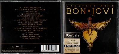 Bon Jovi – Greatest Hits 16 Track CD Album Very Best Of