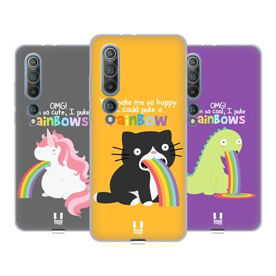 HEAD CASE DESIGNS RAINBOW PUKE SOFT GEL CASE FOR XIAOMI PHONES