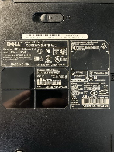 Dell Inspiron 1525 15.4in. PARTS ONLY - Afbeelding 9 van 10