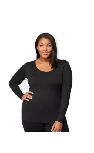 32 Degrees Heat Women's 2-Pack Long Sleeve Scoop Neck Tee