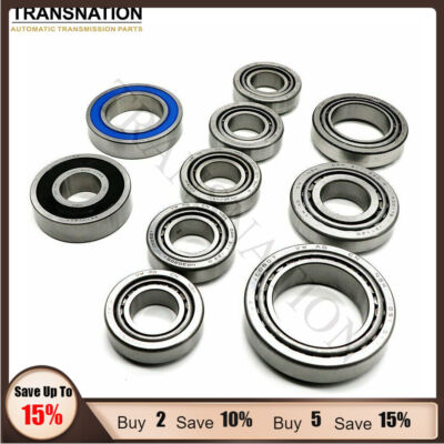 0AM DQ200 DSG 7 Speed Auto Transmission Bearing Kit 10PCS/SET For VW AUDI SKODA