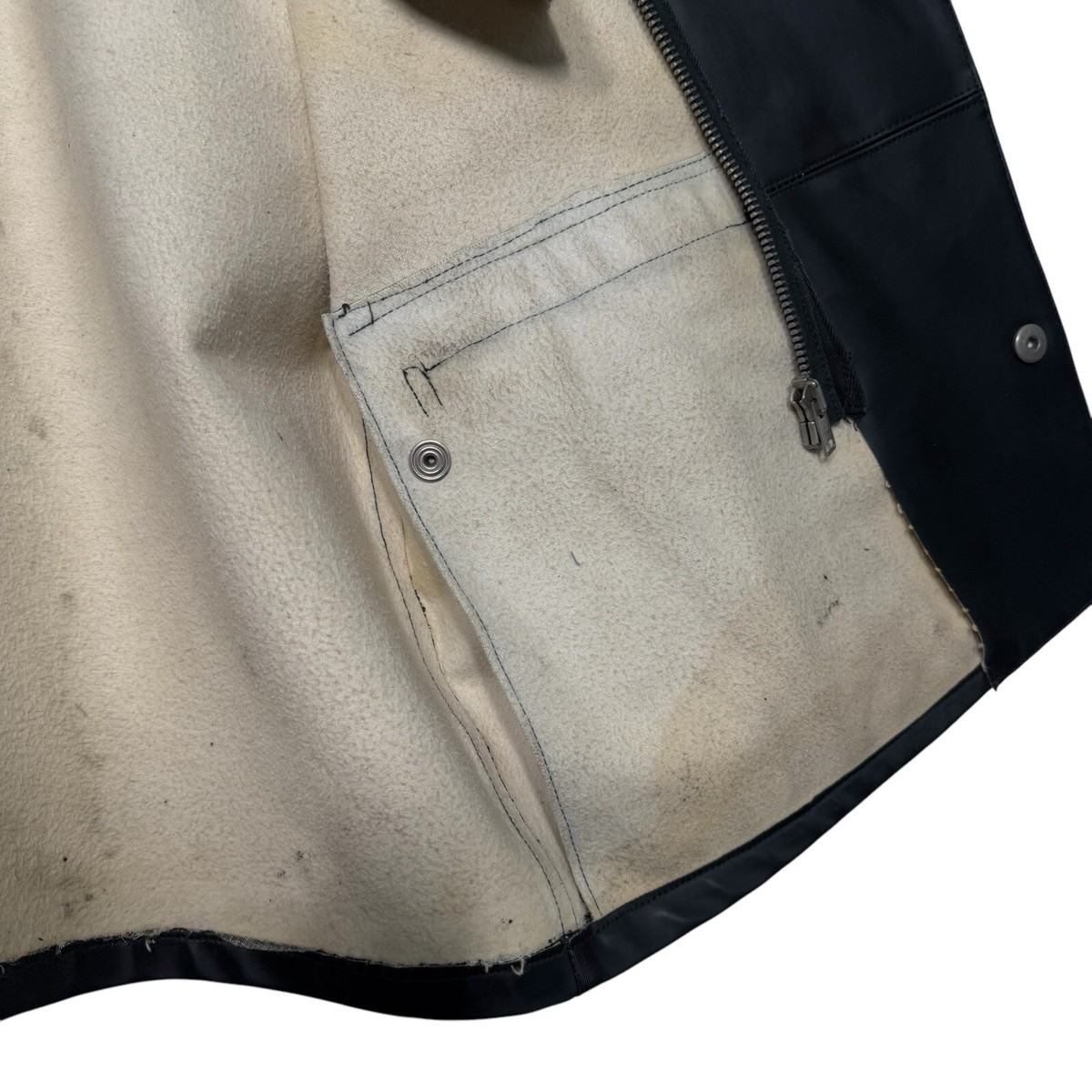 Belstaff 50s Black Prince Vulcanised Rubber Motorcycle Jacket