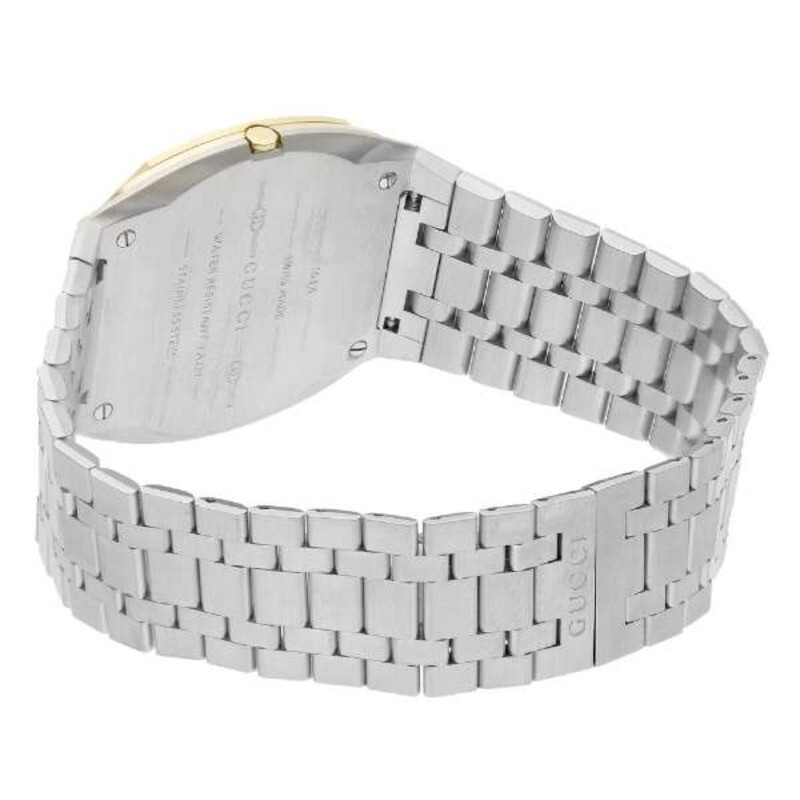Gucci YA163405 25H Champagne Dial Quartz Men's Watch New +