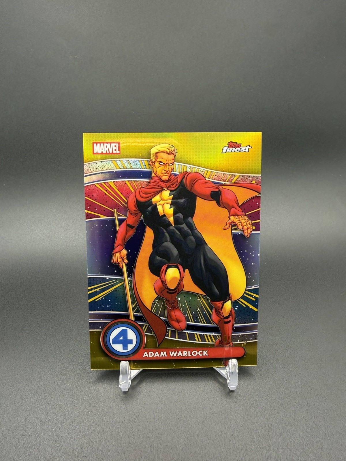 Adam Warlock #51 Marvel 2026 Topps Finest Fantastic Four trading card — raw and PSA graded price guide
