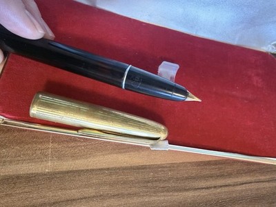 Aurora 88K Vintage Füllfederhalter - Goldfeder 14K - Etui & Papiere - 1957