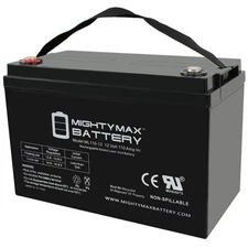 Mighty Max 12V 110AH SLA Battery Replaces Goal Zero Yeti 1250 Solar Generator