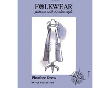 Folkwear Misses Pinafore Dress Sewing Pattern...