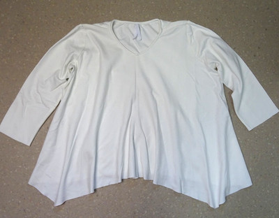 Imperial Damen Shirt Tunika 3/4 Arm Gr.M Weiß Stretch
