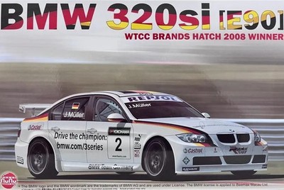 Platz NuNu 1/24 BMW 320i E90 WTCC Brands Hatch 2008 Winner PN24037