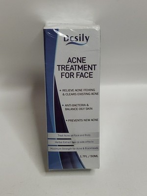 Dcsily Acne Treatment For Face 1.7 Fl Oz- Salicylic Acid- Tea Tree Oil- Aloe 