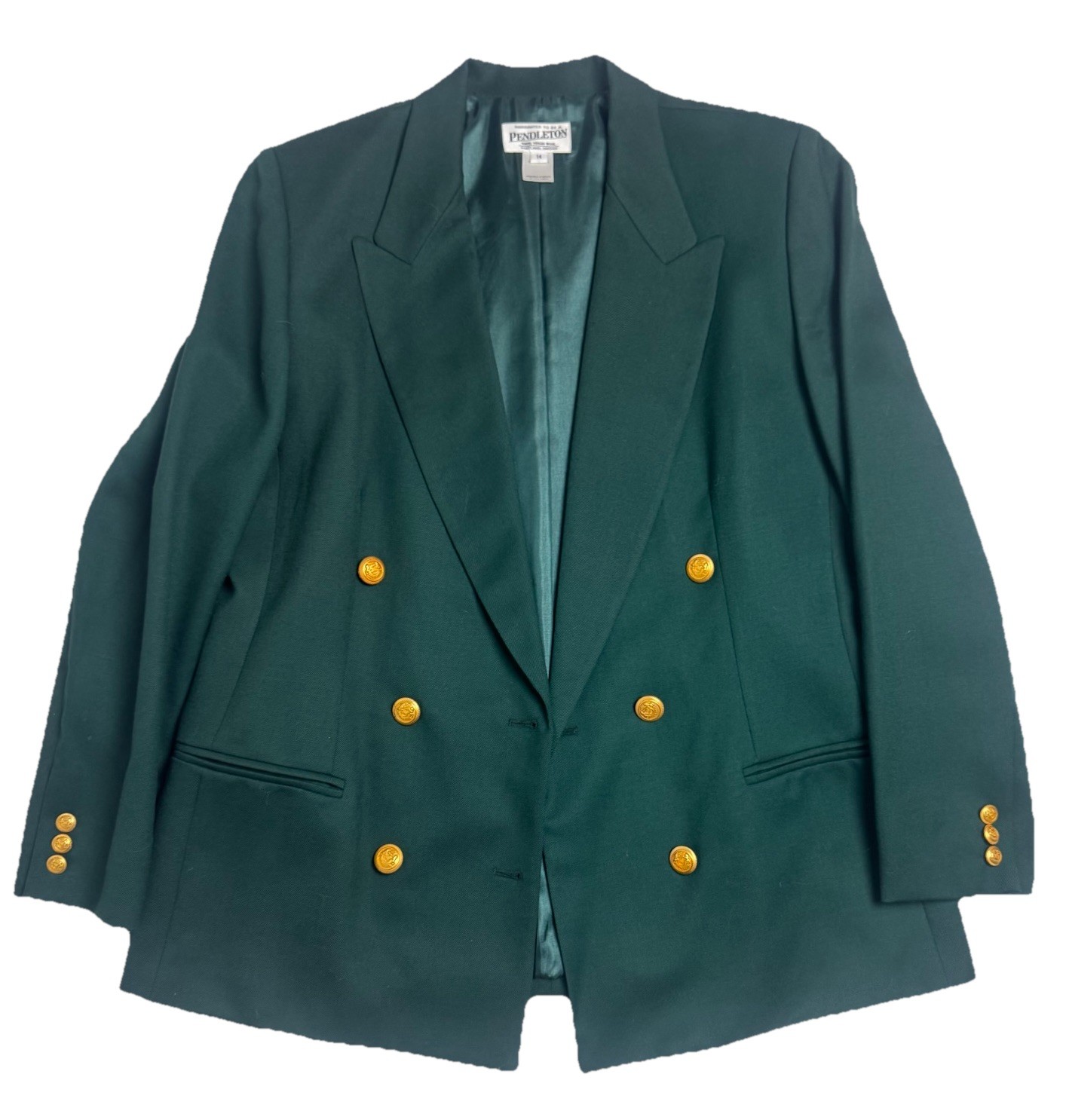 VTG Pendleton Skirt Suit Womens Blazer 14R Skirt … - image 7