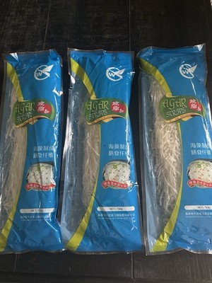 Agar Sticks Big Size 50 Gr 100 % Pure 3 Packs