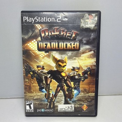 Ratchet Deadlocked - Sony Playstation 2 PS2 Complete  CIB Tested & Working