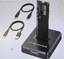 M.2 NVMe  SATA to USB C Docking Station M Key B M Key Reader Writer Adapter qcz